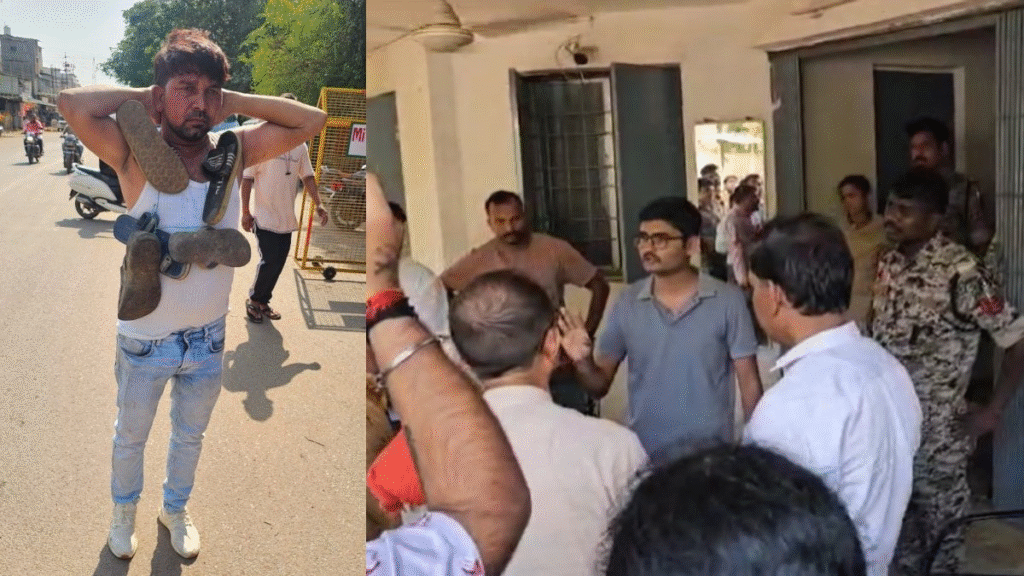 शादी का झांसा देकर युवती से शोषण, गर्भवती होने पर किया इनकार, आरोपी की सरेआम पिटाई Untitled 48