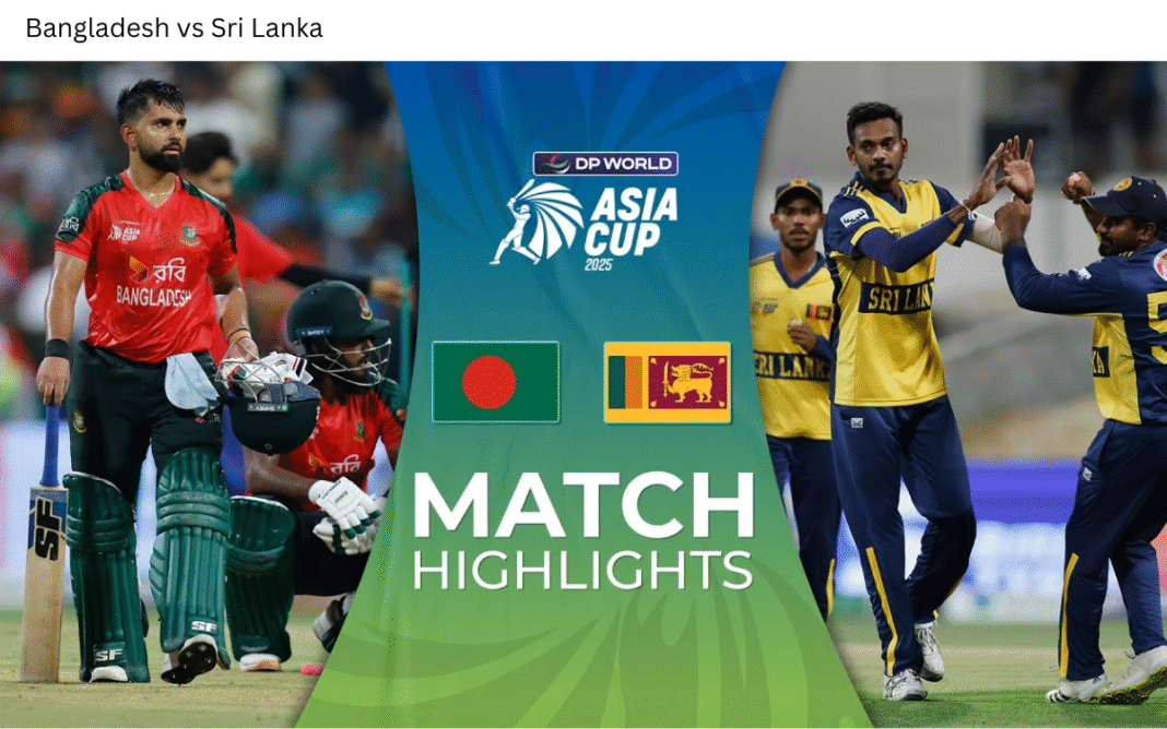 Bangladesh vs Sri Lanka
