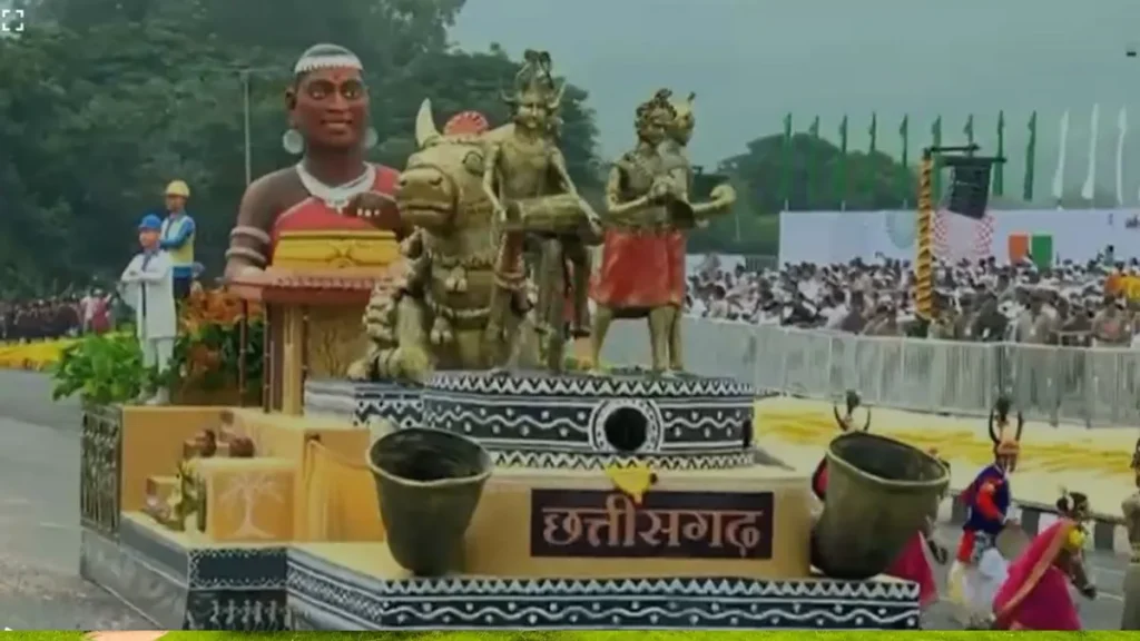 एकता परेड 2025” में छत्तीसगढ़ के बस्तर की झांकी चयनित — ‘संघर्ष से विकास, डर से विश्वास की ओर’ थीम ने जीता राष्ट्रीय मंच ekta nagar1 1761890142578