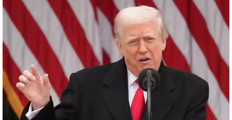 Person speaking at a podium