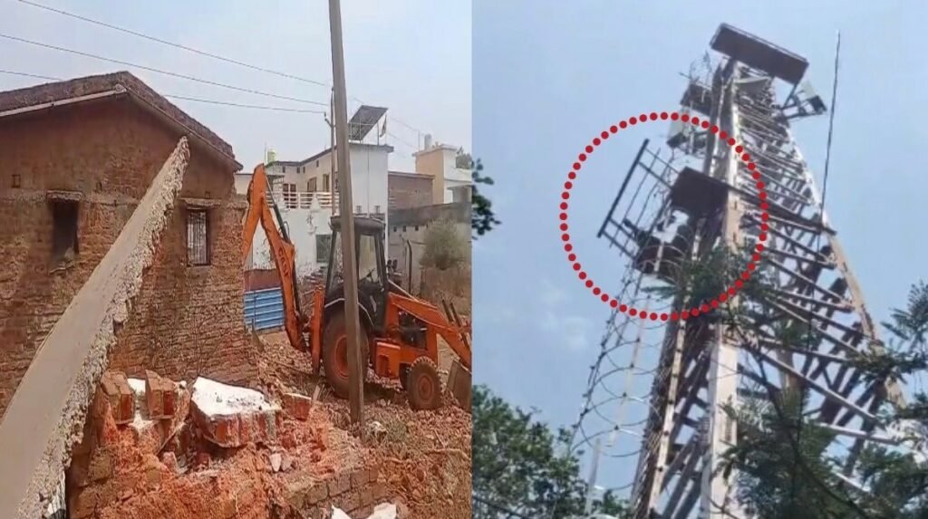 CG News : बुलडोजर एक्शन के बाद बेघर हुआ बुजुर्ग, न्याय की मांग लेकर चढ़ा हाइटेंशन टावर पर! Untitled 181