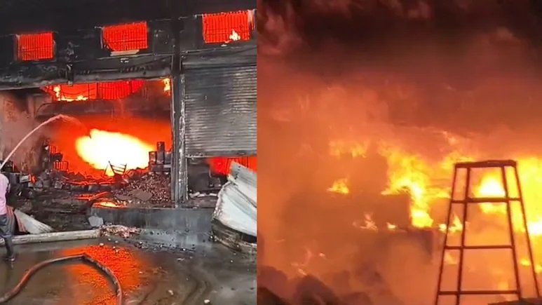 CG Fire News : छत्तीसगढ़ में बड़ा अग्निकांड – किराना गोदाम धू-धूकर जला, दूर-दूर तक दिखा काले धुएं का गुबार Untitled 236