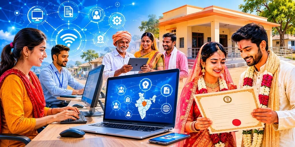 छत्तीसगढ़ में डिजिटल क्रांति: सेवा सेतु केंद्रों के जरिए अब 441से अधिक सरकारी सेवाएं एक प्लेटफॉर्म पर उपलब्ध Untitled 269