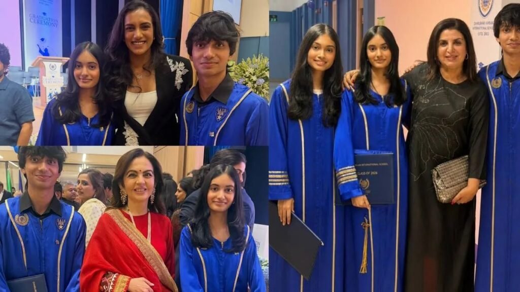 फराह खान के ट्रिपलेट्स ने किया ग्रेजुएशन पूरा, कॉन्वोकेशन में भावुक हुईं डायरेक्टर, नीता अंबानी संग दिए खास पोज Untitled 280