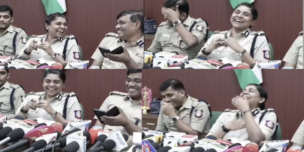 Police Laughing Controversy: ‘बेशर्मी की हद’! 10 वर्षीय बच्ची के रेप- मर्डर केस की प्रेस कॉन्फ्रेंस में ठहाके लगाते दिखे पुलिस अफसर Untitled 325