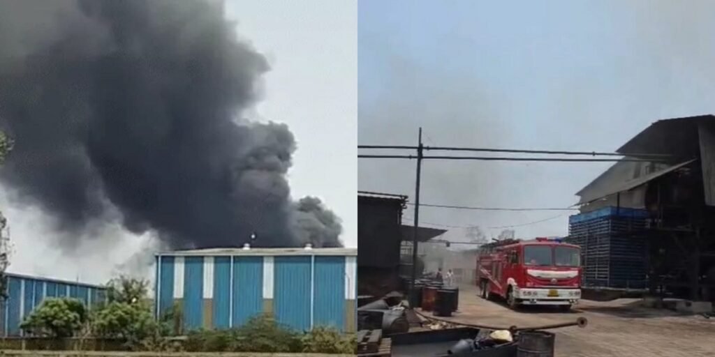 Oil Factory Fire News: छत्तीसगढ़ की ऑयल फैक्ट्री में भीषण आग, कर्मचारियों के फंसे होने की आशंका, धुएं से इलाके में अफरा-तफरी Untitled 212