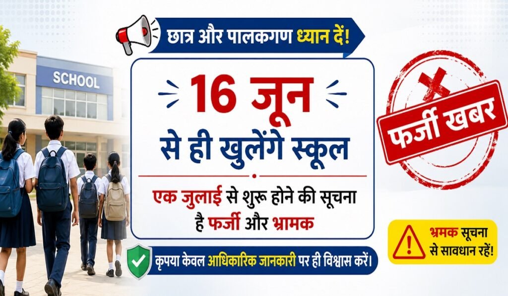 CG Education Alert: छात्र-पालकों के लिए जरूरी सूचना… स्कूल खुलने की तारीख 16 जून, 1 जुलाई वाली खबर भ्रामक Untitled 223