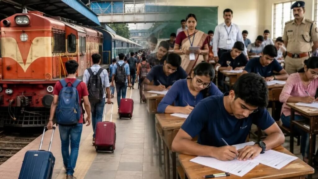 NEET-2026 अभ्यर्थियों को रेलवे की सौगात, प्रमुख स्टेशनों पर हेल्प डेस्क और होल्डिंग एरिया की सुविधा Untitled 308