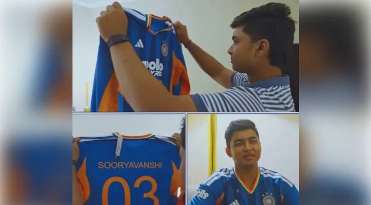 जर्सी मिलते ही छलक पड़े वैभव सूर्यवंशी के जज्बात, रघु के छुए पैर, BCCI ने शेयर किया VIDEO Untitled 368