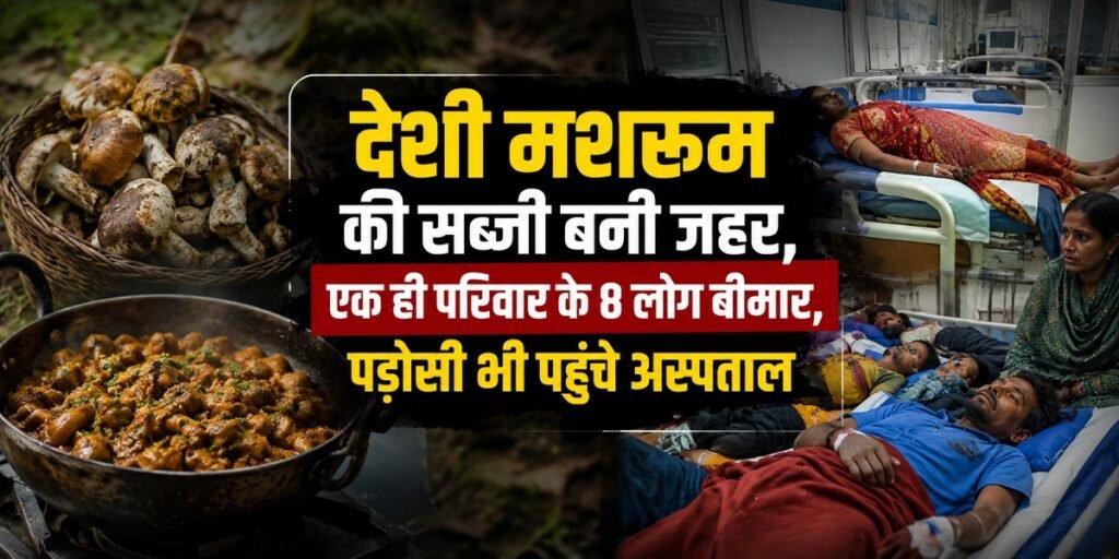 Chhattisgarh Food Poisoning: देशी मशरूम की सब्जी बनी जहर, एक ही परिवार के 8 लोग बीमार, पड़ोसी भी पहुंचे अस्पताल 8