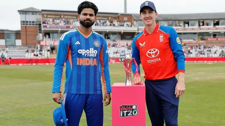 IND vs ENG T20: तीसरे मैच की टाइमिंग में बड़ा बदलाव, अब देर रात शुरू होगा मुकाबला; जानें नया समय और लाइव कहां देखें Untitled 100