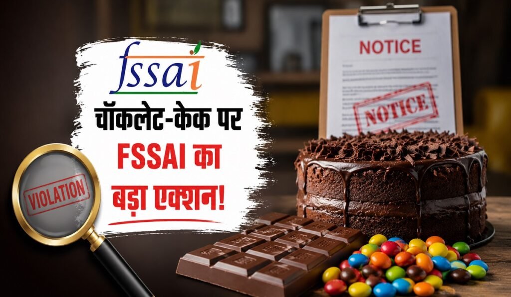 बच्चों की पसंदीदा चॉकलेट-केक पर FSSAI का बड़ा एक्शन! जांच में मिली गड़बड़ी, कंपनियों को भेजा नोटिस Untitled 138