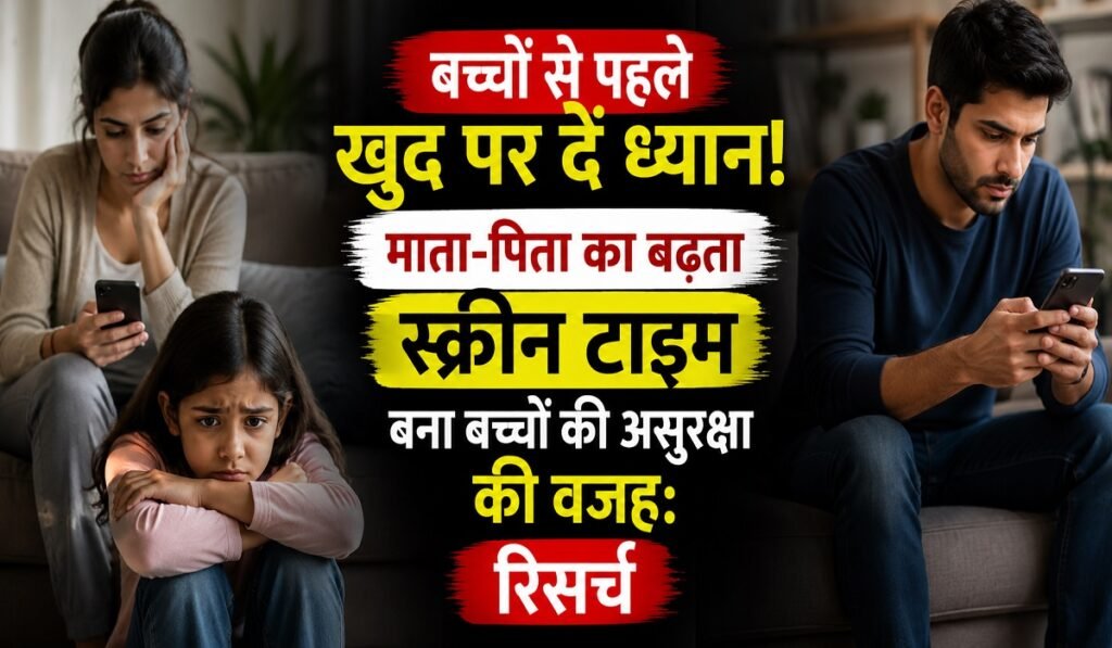 Parents Alert! बच्चों से पहले खुद पर दें ध्यान! माता-पिता का बढ़ता स्क्रीन टाइम बना बच्चों की असुरक्षा की वजह: रिसर्च Untitled 324