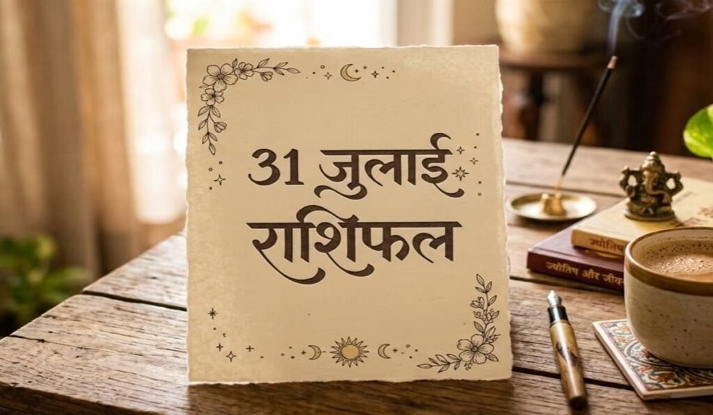 Aaj Ka Rashifal 31 July 2026: इन राशियों पर बरसेगी किस्मत, मेहनत का मिलेगा पूरा फल, जानें आज का राशिफल Untitled 396
