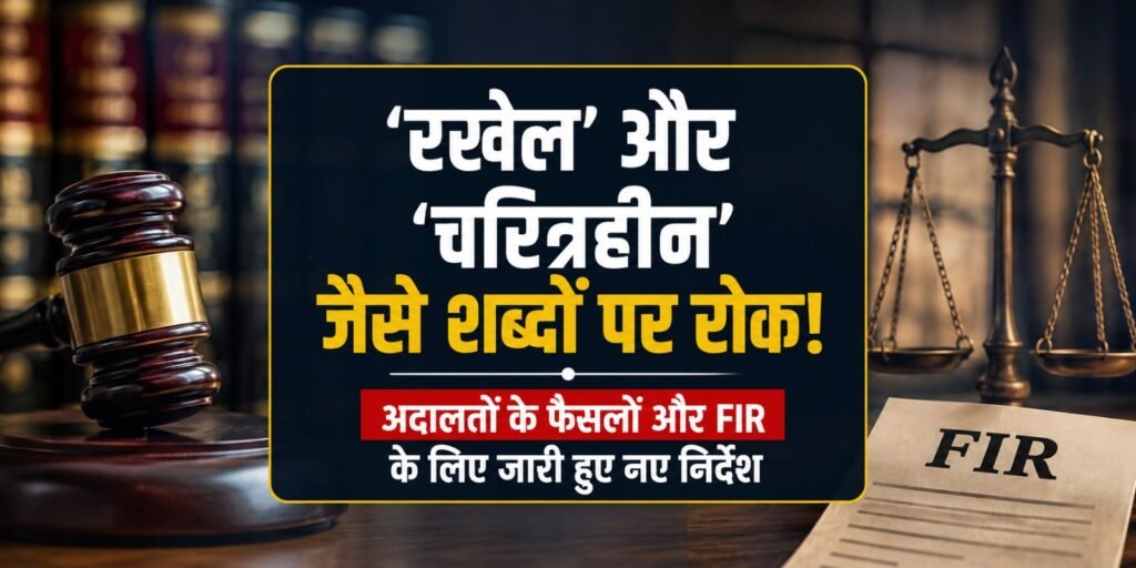 CG News: ‘रखैल’ और ‘चरित्रहीन’ जैसे शब्दों पर रोक! अदालतों के फैसलों और FIR के लिए जारी हुए नए निर्देश GDSF