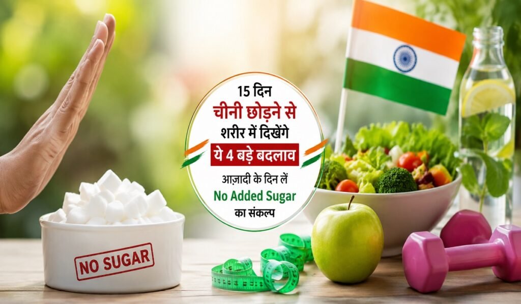 15 दिन चीनी छोड़ने से शरीर में दिखेंगे ये 4 बड़े बदलाव, आजादी के दिन लें No Added Sugar का संकल्प Untitled 138