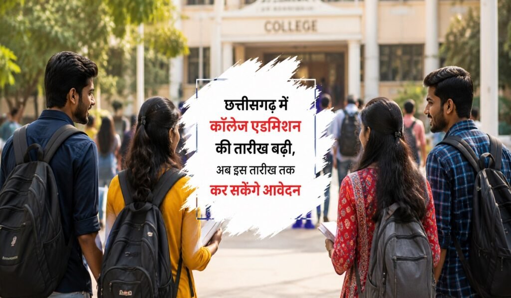 CG College Admission: छत्तीसगढ़ में कॉलेज एडमिशन की तारीख बढ़ी, अब इस तारीख तक कर सकेंगे आवेदन Untitled 159