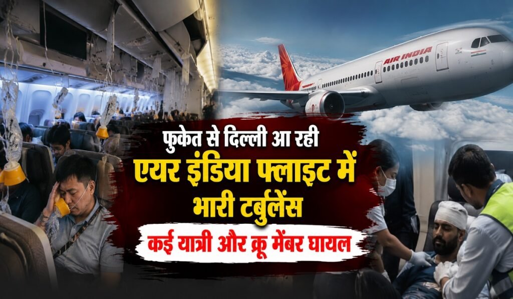 Air India Flight Incident: फुकेट से दिल्ली आ रही एयर इंडिया फ्लाइट में भारी टर्बुलेंस, कई यात्री और क्रू मेंबर घायल Untitled 33