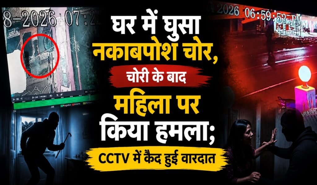 CG Crime News: घर में घुसा नकाबपोश चोर, चोरी के बाद महिला पर किया हमला; CCTV में कैद हुई वारदात Untitled 50