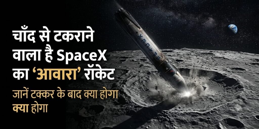Moon Rocket Crash: चांद से टकराने वाला है SpaceX का ‘आवारा’ रॉकेट, जानें टक्कर के बाद क्या होगा Untitled 7