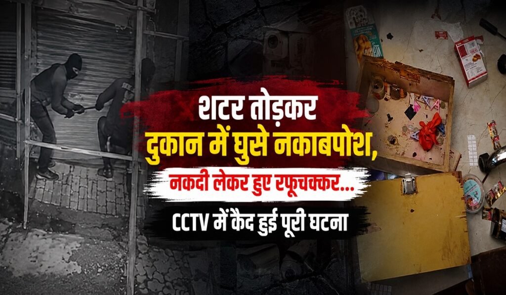छत्तीसगढ़ में चोरी की वारदात: शटर तोड़कर दुकान में घुसे नकाबपोश, नकदी लेकर हुए रफूचक्कर… CCTV में कैद हुई पूरी घटना Untitled 93