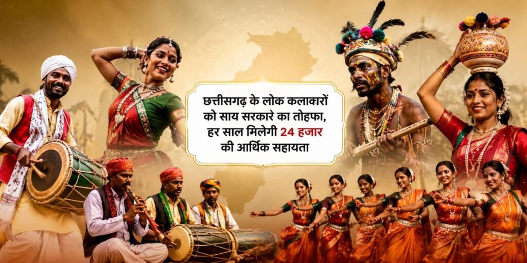 CG Folk Artist Scheme 2026: छत्तीसगढ़ के लोक कलाकारों को साय सरकार का तोहफा, हर साल मिलेगी 24 हजार की आर्थिक सहायता banj.jpge