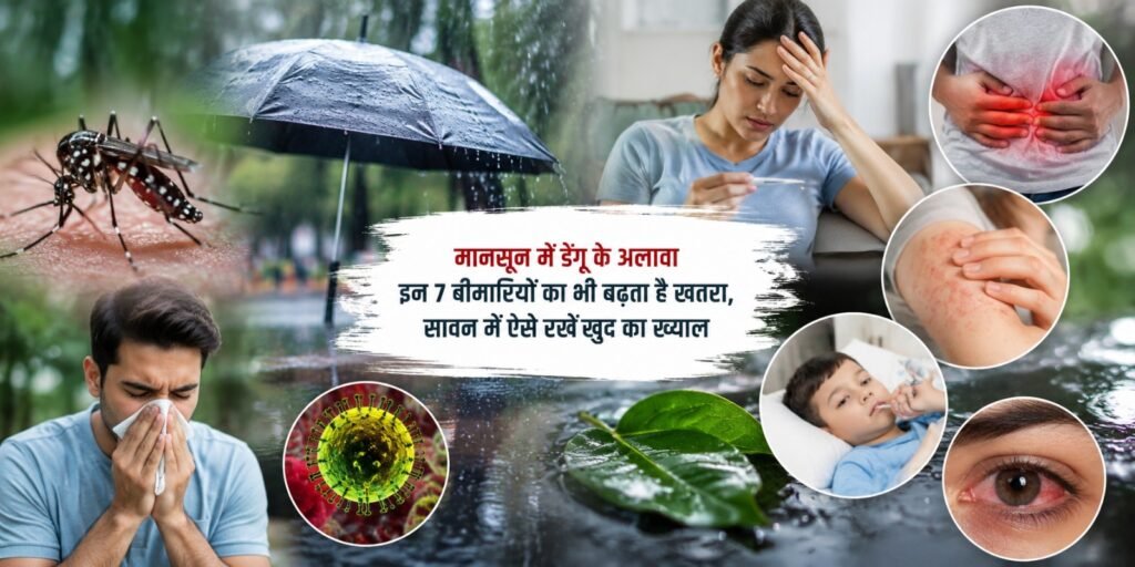 सावधान! मानसून में डेंगू के अलावा इन 7 बीमारियों का भी बढ़ता है खतरा, सावन में ऐसे रखें खुद का ख्याल drf.jpge
