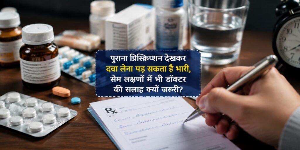 पुराना प्रिस्क्रिप्शन देखकर दवा लेना पड़ सकता है भारी, सेम लक्षणों में भी डॉक्टर की सलाह क्यों जरूरी? vgyt.jpge