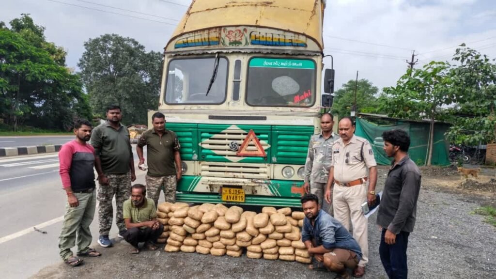 ओडिशा से गुजरात जा रही थी गांजे की बड़ी खेप, छत्तीसगढ़ में पुलिस ने दबोचे 2 अंतर्राज्यीय तस्कर; 60 लाख का गांजा बरामद Untitled 116