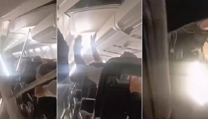 उड़ान भरते ही हवा में फटा प्लेन का टायर, धमाके के बाद फ्लोर के हुए टुकड़े, सामने आया वीडियो Untitled 165