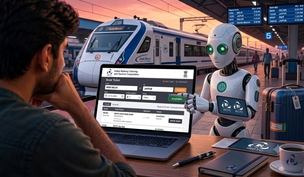 सिर्फ एक कमांड और ट्रेन टिकट बुक! IRCTC पर AI ने किया पूरा काम, जानें GPT-6 Astra का कमाल Untitled 170