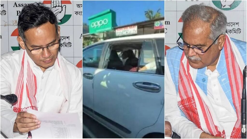 असम में भूपेश बघेल और गौरव गोगोई के काफिले पर पथराव, कार के टूटे शीशे Untitled 252