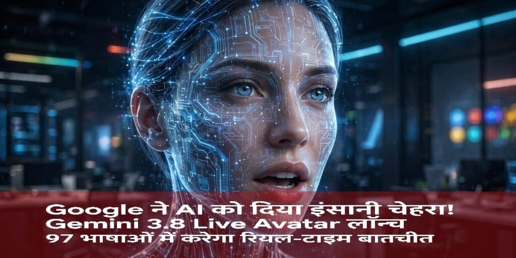 Google ने AI को दिया इंसानी चेहरा! Gemini 3.8 Live Avatar लॉन्च, 97 भाषाओं में करेगा रियल-टाइम बातचीत Untitled 309
