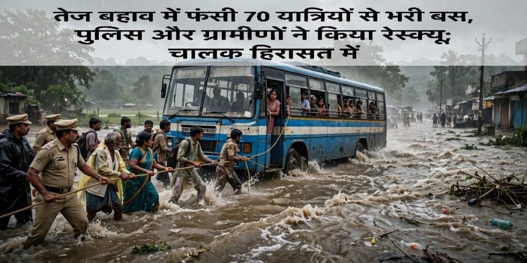 CG News: तेज बहाव में फंसी 70 यात्रियों से भरी बस, पुलिस और ग्रामीणों ने किया रेस्क्यू; चालक हिरासत में Untitled 334