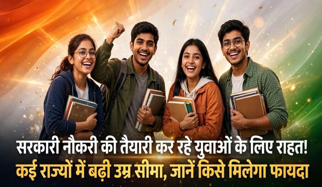 Government Recruitment Rules: सरकारी नौकरी की तैयारी कर रहे युवाओं के लिए राहत! कई राज्यों में बढ़ी उम्र सीमा, जानें किसे मिलेगा फायदा Untitled 375
