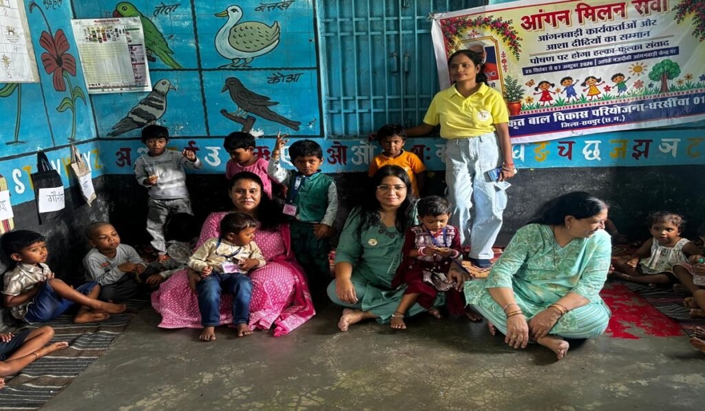 बड़ौदा ग्राम में आयोजित हुआ ‘न्योता भोज’ — 50 से अधिक आंगनबाड़ी बच्चों के चेहरों पर बिखरी मुस्कान Untitled 383
