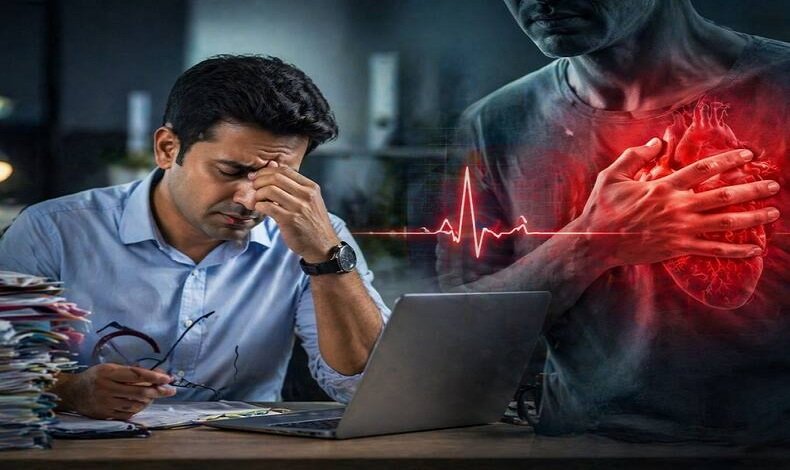 घंटों काम करने की आदत पड़ सकती है भारी! जानिए कैसे बढ़ता है दिल की बीमारी का खतरा Untitled 91