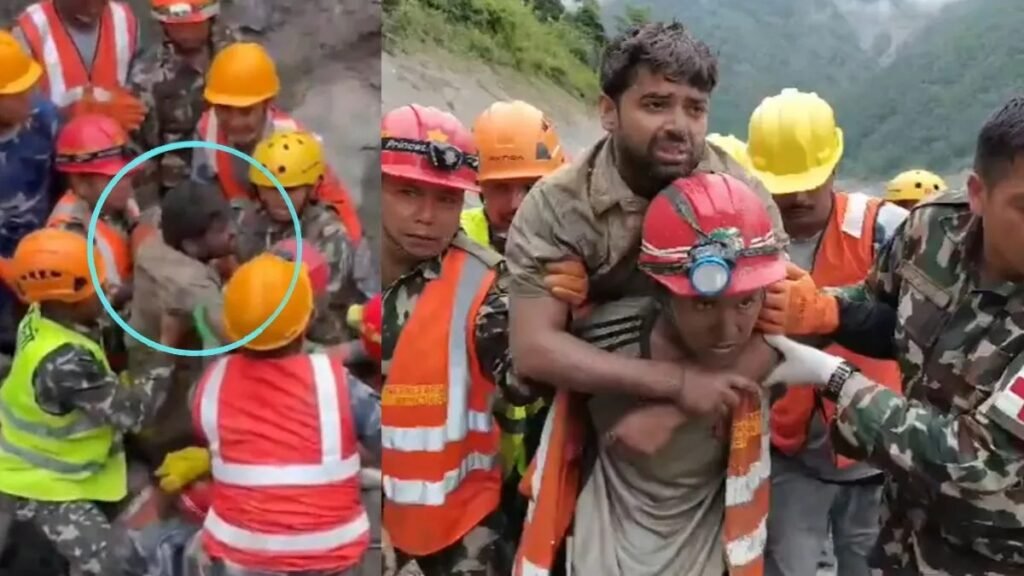 नेपाल में 9 दिन बाद सुरंग से जिंदा निकले 2 मजदूर, भीषण बाढ़ में 1282 मौतें; 5000 अब भी लापता dg