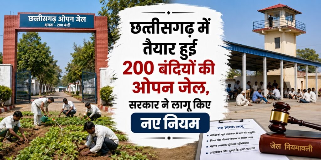Chhattisgarh Open Jail: छत्तीसगढ़ में तैयार हुई 200 बंदियों की ओपन जेल, सरकार ने लागू किए नए नियम fghgfh
