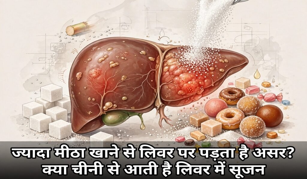 ज्यादा मीठा खाने से लिवर पर पड़ता है असर? क्या चीनी से आती है लिवर में सूजन, डॉक्टर से जानें Untitled 106