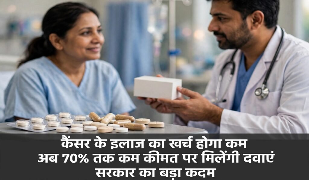 कैंसर के इलाज का खर्च होगा कम! अब 70% तक कम कीमत पर मिलेंगी दवाएं, सरकार का बड़ा कदम Untitled 138