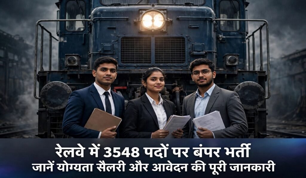 RRB NTPC Graduate Recruitment 2026: रेलवे में 3548 पदों पर भर्ती, जानें योग्यता, सैलरी और आवेदन की पूरी जानकारी Untitled 140