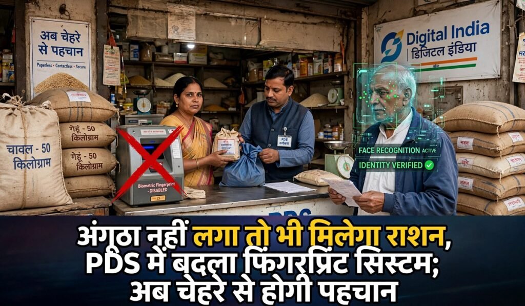 PDS Ration System: अंगूठा नहीं लगा तो भी मिलेगा राशन, PDS में बदला फिंगरप्रिंट सिस्टम; अब चेहरे से होगी पहचान Untitled 18