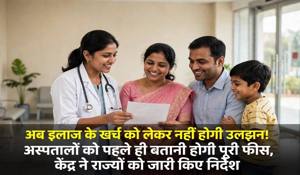 Hospital Treatment Cost: अब इलाज के खर्च को लेकर नहीं होगी उलझन! अस्पतालों को पहले ही बतानी होगी पूरी फीस, केंद्र ने राज्यों को जारी किए निर्देश Untitled 190