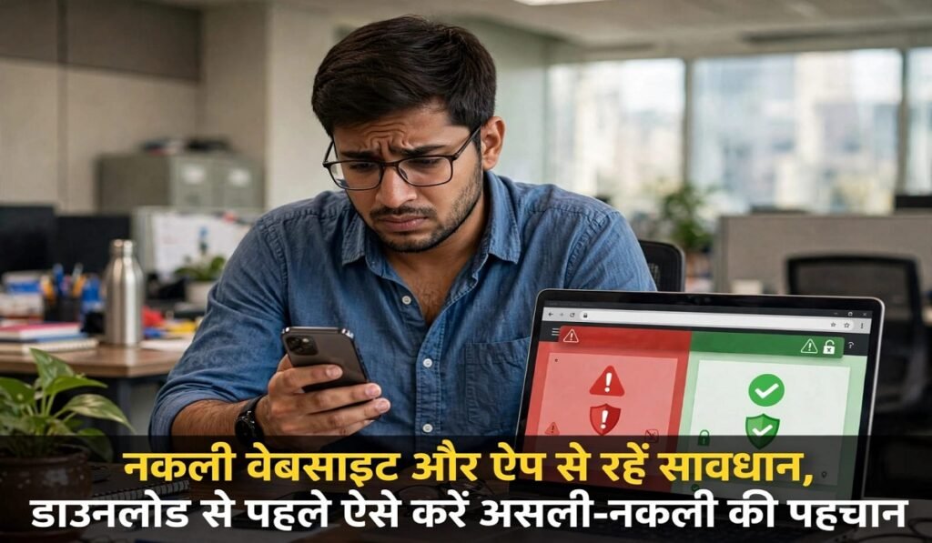 Online Fraud Alert: नकली वेबसाइट और ऐप से रहें सावधान, डाउनलोड करने से पहले ऐसे करें असली-नकली की पहचान Untitled 191