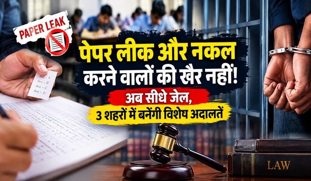 CG News: पेपर लीक और नकल करने वालों की खैर नहीं! अब सीधे जेल, 3 शहरों में बनेंगी विशेष अदालतें Untitled 330