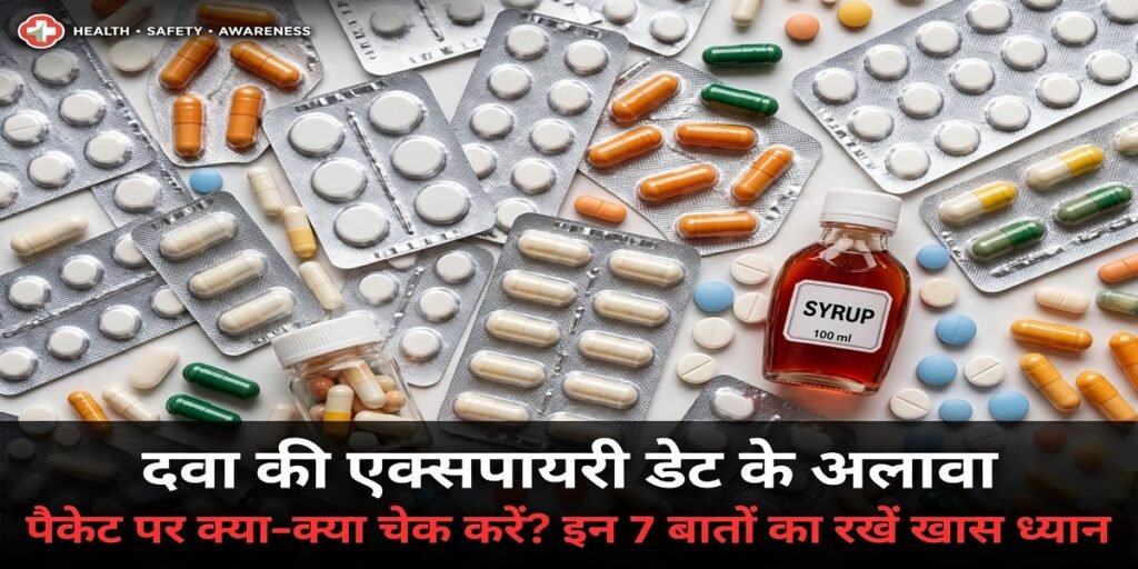 दवा की एक्सपायरी डेट के अलावा पैकेट पर क्या-क्या चेक करें? इन 7 बातों का रखें खास ध्यान Untitled 357
