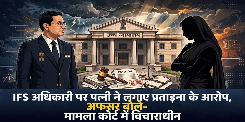 Chhattisgarh: IFS अधिकारी पर पत्नी ने लगाए प्रताड़ना के आरोप, अफसर बोले- मामला कोर्ट में विचाराधीन Untitled 39