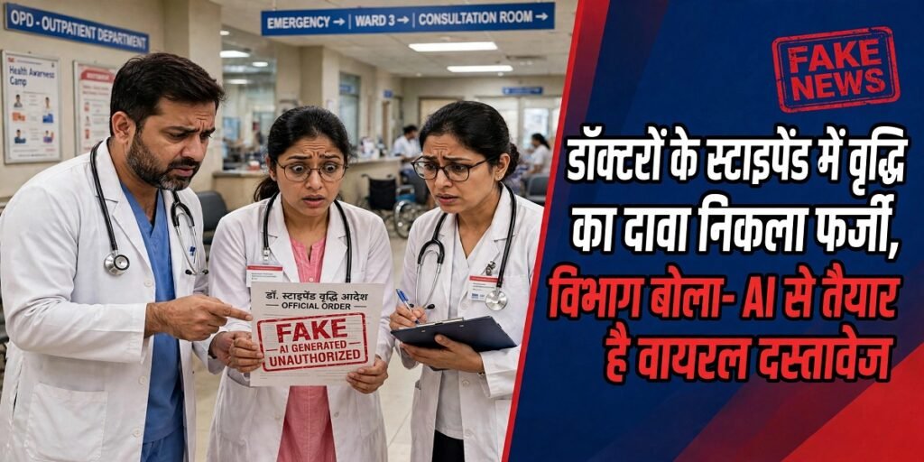 CG News: डॉक्टरों के स्टाइपेंड में वृद्धि का दावा निकला फर्जी, विभाग बोला- AI से तैयार है वायरल दस्तावेज Untitled 46