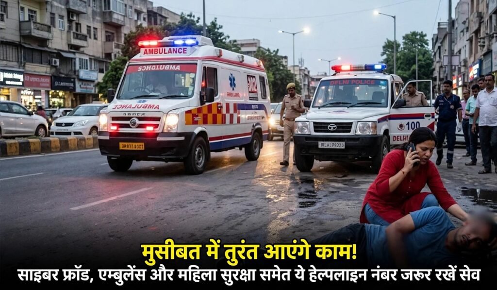 Emergency Helpline Numbers List: मुसीबत में तुरंत आएंगे काम! साइबर फ्रॉड, एम्बुलेंस और महिला सुरक्षा समेत ये हेल्पलाइन नंबर जरूर रखें सेव Untitled 465